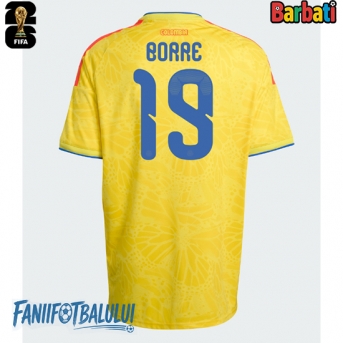 Columbia Rafael Santos Borre #19 Tricou Fotbal Replică Mondial 2026 Barbati Acasa